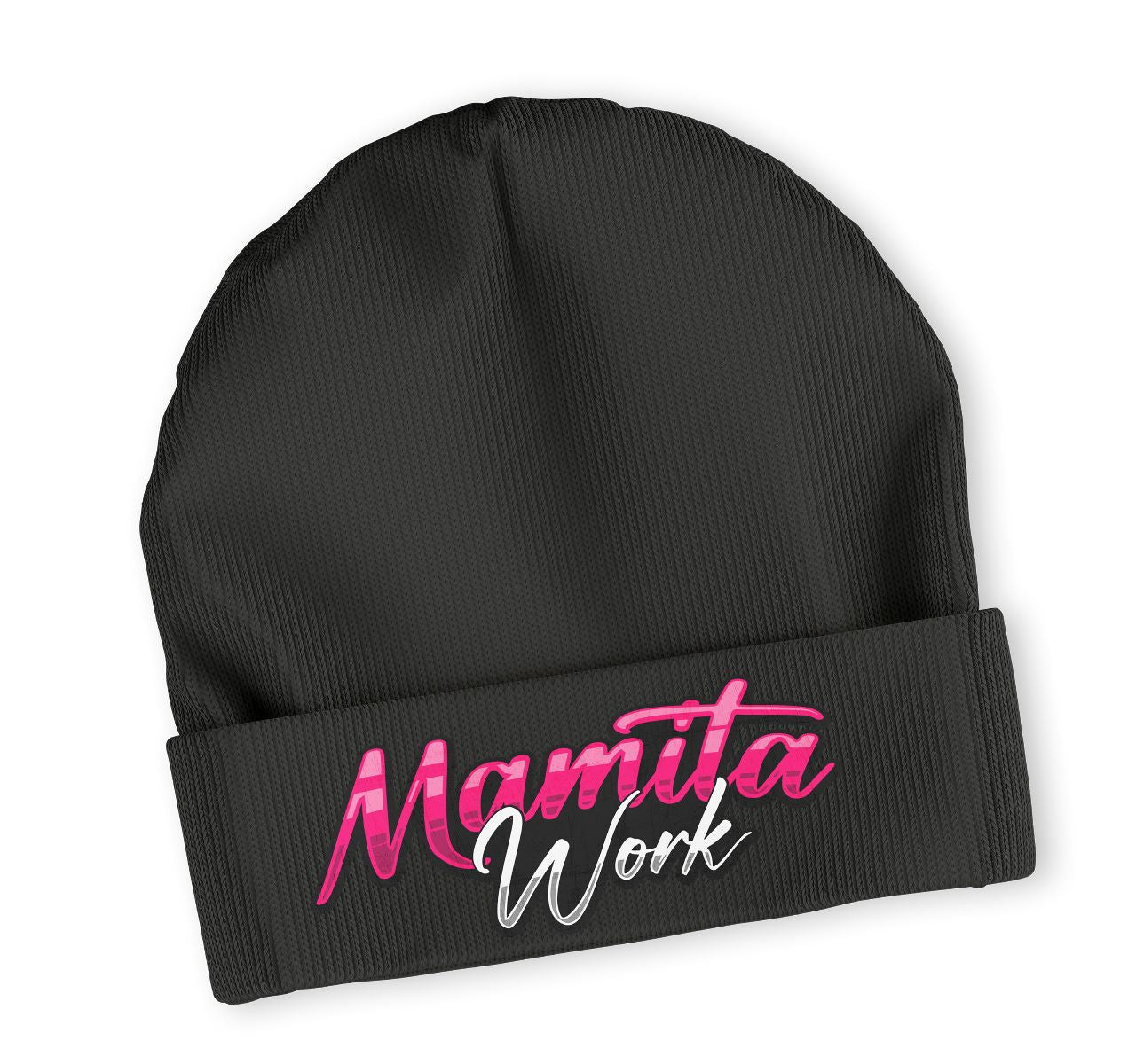 Womens beanie font logo